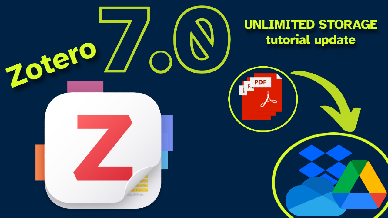 [UPD] Zotero hacks: reliably setup unlimited storage for you personal academic library