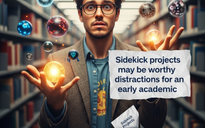 Sidekick projects may be worthy distractions for an early academic Sidekick projects may be worthy distractions for an early academic